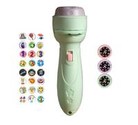 Torcia con proiettore - Giocattolo educativo e didattico con 24 modelli | Torcia narrativa per bambini | Luce notturna per soffitto, camera da, asilo e feste