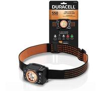torcia da testa duracell led 550lm visione notturna 70mt IPX4 +batterie pile 2h