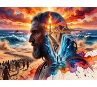 Torcia del Deserto Puzzle 2000 Pezzi per Adulti e Ragazzi, Puzzles Classico, Puzzle Adulti 2000 pezzi Thinker, Decorazione Casa, Idea Regalo Creativa e Divertente, Intrattenimento Antistress 100x70cm