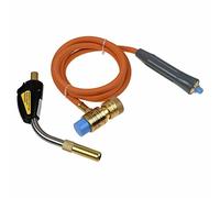 Torcia di saldatura autoaccensione con tubo da 1,5 m, Valvola di regolazione della fiamma ultra-fine regolabile, Sistema di accensione elettronica, Tipo a spirale Supercharged Fiamme ad alta