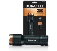 torcia duracell led 250lm autonomia 1,5h portata 180mt batterie pile incluse