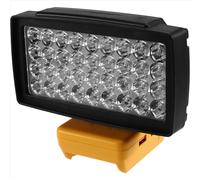 Torcia elettrica a 36 LED, luce da lavoro per auto, power bank USB per DeWalt