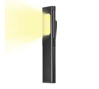 Torcia Elettrica Alimentata A Batteria | Luce Esterna Impermeabile Clip,Torcia Da Campeggio Ricaricabile tramite USB Con Coda Magnetica | Per Uso Domestico Escursionismo Camminare All'aperto Viaggio