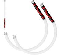 Torcia elettrica flessibile a LED, luce da lavoro pieghevole per meccanici, luce LED ricaricabile, 3 modalità di luminosità per riparazione auto e motore da garage, uso esterno (2 pezzi)