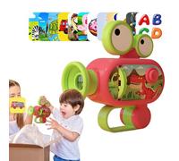 Torcia elettrica Projector per bambini - Torch a LED compatto | Divertenti ragazzi e ragazze giocattoli educativi, proiezione di storia della buonanotte, giocattolo di apprendimento cognitivo, luce