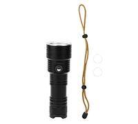 Torcia elettrica subacquea, torcia a LED subacquea con gradazione manuale di torce ricaricabili per immersioni in fondo da 30 a 50 m e illuminazione domestica