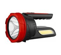 Torcia faro portatile ricaricabile rosso e nero LED 5W 380 lm PP3172