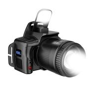 Torcia frontale a LED luminosa con 6 modalità e funzione batteria esterna, torcia a fascia USB per il lavoro | Torcia frontale, fari zoom potenti per adulti in campeggio