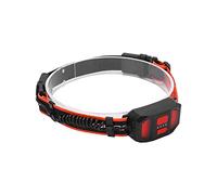 Torcia frontale a LED ricaricabile, luce rossa impermeabile per esterni, luce anteriore di avvertimento con 40 perline di lampada COB, luce di avvertimento per campeggio, caccia, riparazione