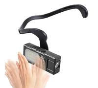 Torcia frontale da 1200 mAh ricaricabile a LED, con gancio per l'orecchio, per escursionismo, campeggio, corsa, ciclismo, , lavoro e manutenzione veicoli