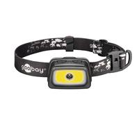 Goobay Lampada Frontale Torcia a LED ad Alta Luminosità 240lm
