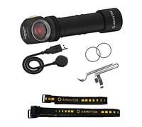 Torcia frontale LED Armytek Nuovo Wizard C2 WR bianco freddo e rosso 1200 lumen Ricaricabile USB + batteria 18650