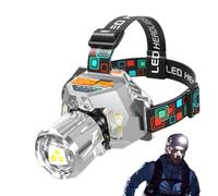 Torcia frontale ricaricabile | Faro | Faro | Super luminoso LED faro alimentato a batteria leggero faro per ciclismo corsa pesca campeggio multifunzione per esterni
