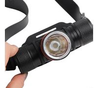 Torcia frontale subacquea IPX8 con tecnologia LED da 30 W e quattro modalità di illuminazione regolabili per tutte le tue esigenze (B)