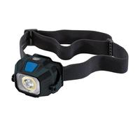 Torcia Frontale Wireless Ricaricabile USB LED SMD Draper 6W 400 Lumen 65689