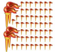 Torcia gonfiabile per competizioni, simpatica e decorativa, 40,6 cm, per feste a tema medievale e sport