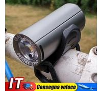 Torcia impermeabile per faro per bicicletta LED Mini USB da 2 pezzi con ricarica
