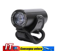 Torcia impermeabile per faro per bicicletta LED Mini USB da 350LM XPG da 3 pezzi