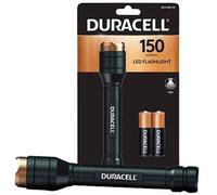 Torcia In Alluminio Duracell 150 Lumen + 2 Batterie Aa Incluse
