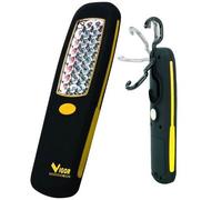 TORCIA LAMPADA LED MAGNETICA DA LAVORO CON GANCIO 24 LED
