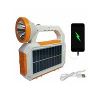 TORCIA LAMPADA PANNELLO SOLARE PORTATILE RICARICABILE LED 40+1LED SOS USB JFS-10