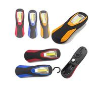 TORCIA LAMPADA PORTATILE A LED COB STRISCIA LED COB CALAMITATA CON GANCIO 3 WATT