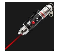 Torcia LaserLite LED Ricaricabile con Raggio Laser Rosso, Clip da Tasca e Attacco Portachiavi