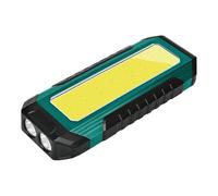Torcia LED 10 W con Powerbank integrata, portatile e ricaricabile, ideale per campeggio, emergenze e attività all'aperto.