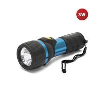 TORCIA LED A PILA VELAMP IN ALLUMINIO E GOMMA 110 LUMEN