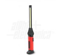 Torcia led Alpha Elettronica Serie Bend a batteria portatile 10W 6500K - JO468PW