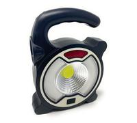 Torcia led cob ricaricabile 3 modalità di illuminazione luce di pericolo rossa