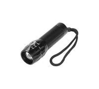 Torcia LED in alluminio 3W con zoom regolabile, ideale per campeggio, emergenze e uso quotidiano.
