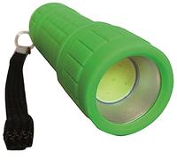 Torcia led in gomma verde