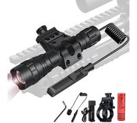 Torcia LED luce infrarossa IR 940nm, torcia regolazione della messa a fuoco per visione notturna con supporto sfalsato, kit torcia pressostato remoto per predatore maiale da caccia