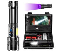 Torcia LED Potente Professionale 500000 Lumens XHM90.2 Torcia Led Ricaricabile