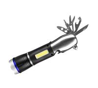 Torcia Led Ricaricabile Multifunzione Tagliacintura Rompivetro Coltello Multiuso