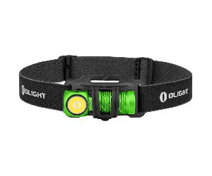 Torcia LED Ricaricabile Olight Perun 2 Mini (Verde Lime) con Fascia per Testa