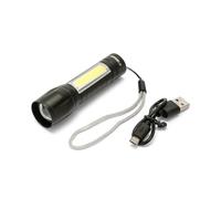 torcia led ricaricabile professionale potente lampada luce 120 lumen 1W VELAMP