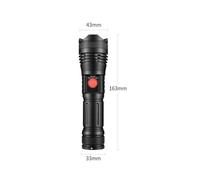 Torcia Led Ricaricabile Super Potente 3500 Lumen Zoomabile Raggio Fino a 500
