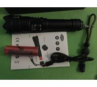 Torcia Led Shadowhawk Professionale Ricaricabile Usb C 12000 Lumen Xhp70.2 Ip67