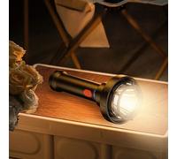Torcia LED stile vintage 5 modalità tipo C ricarica integrata per BUSSOLA