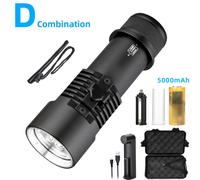 Torcia LED subacquea per Mini P70 dimensioni uso 17x6x6cm 218g lega aeronautica