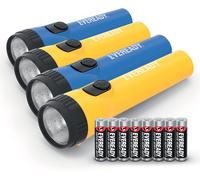 Torcia LED, Super Luminosa Flashlight, Resistente Acqua, Campeggio Emergenza Luc