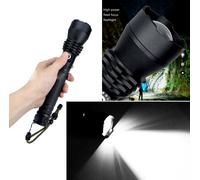 TORCIA LED RICARICABILE A90-P50 TATTICA MILITARE CREE T6 BATTERIA ZOOM CAMPEGGIO