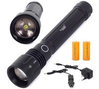 Torcia LED tattica militare con CREE XHP50 e zoom Bailong