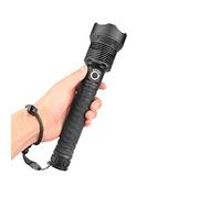 Torcia LED Torcia Ricaricabile USB IPX6 Impermeabile Super Bright 90000 Lumen Torcia telescopica Zoom con 3 modalità per l'escursionismo Camping attività all'aperto (Torcia Xhp70 + 26650 + cavo USB)