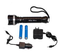 TORCIA LED xml-t6 CREE 4800 W 2000 LUMEN 600 METRI RICARICABILE ZOOM ZOOMABLE
