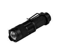 Torcia Led XPE in alluminio con clip Nera Bianco freddo 6000K Novaline