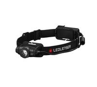 LED LENSER H5C - Lampada frontale a LED H5 Core, 350 lm, nero, 2 AA (batteria sti