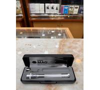 TORCIA MAGLITE MAG LITE MINI 2 CELL AAA GRIGIO VIOLA ROSSO 13 CM LAMPADA